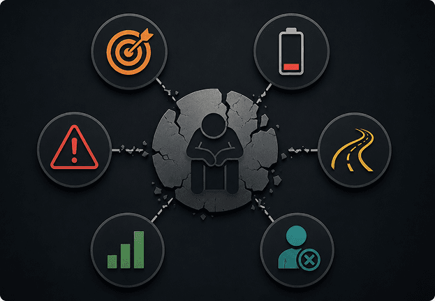 Infographic illustrating factors that affect teen motivation and direction